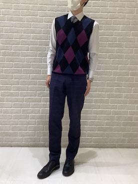 SHIRTS PLAZA 札幌マルヤマクラス店さん（メンズ・173cm）の冬コーディネート