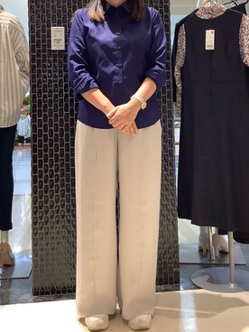 SHIRTS PLAZA 札幌マルヤマクラス店さん(レディース・163cm)の秋コーディネート