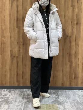 SHIRTS PLAZA 札幌マルヤマクラス店さん（レディース・162cm）の冬コーディネート