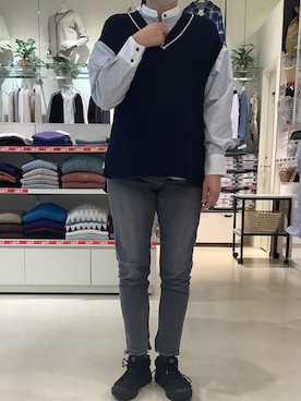 SHIRTS PLAZA 札幌マルヤマクラス店さん（レディース・162cm）の冬コーディネート
