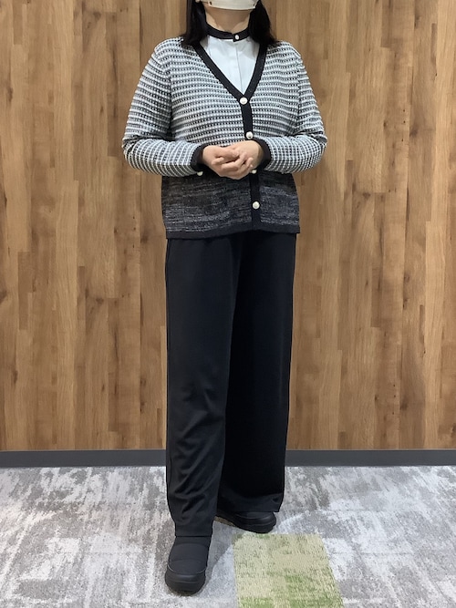 ツイード風 Vネック ジャケット（ノーカラージャケット）｜TOKYO