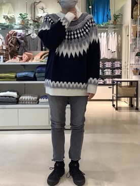 SHIRTS PLAZA 札幌マルヤマクラス店さん(レディース・162cm)の冬コーディネート