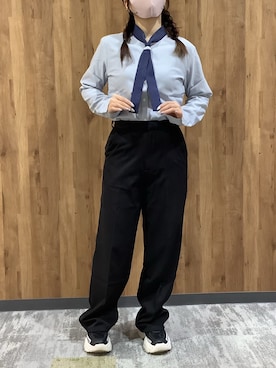 「TOKYO SHIRTS（トウキョウシャツ）のアイテム」を使った、SHIRTS PLAZA 札幌マルヤマクラス店さん（レディース・150cm）の春コーディネート