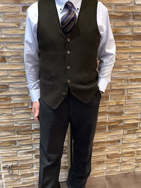 BRICK HOUSE by Tokyo Shirts 福津イオンモール店さん（メンズ・163cm）の冬コーディネート