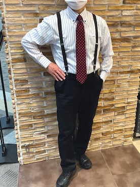 「クールビズ」｜BRICK HOUSE by Tokyo Shirts 福津イオンモール店さん（メンズ・163cm）の夏コーディネート