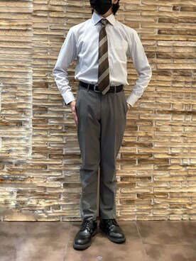 BRICK HOUSE by Tokyo Shirts 福津イオンモール店さん（メンズ・162cm）の冬コーディネート