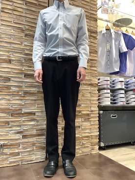 「クールビズ」｜BRICK HOUSE by Tokyo Shirts 福津イオンモール店さん（メンズ・177cm）の夏コーディネート