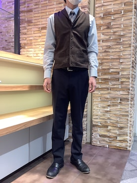 BRICK HOUSE by Tokyo Shirts 福津イオンモール店さん(メンズ・177cm)の秋コーディネート