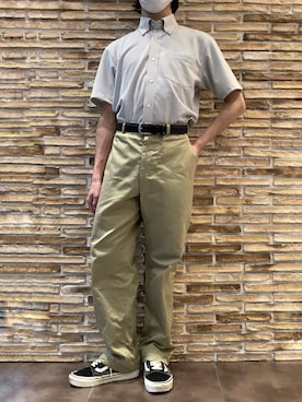 「アイテム（ビジネスシャツ）」を使った、BRICK HOUSE by Tokyo Shirts 福津イオンモール店さん（メンズ・162cm）の夏コーディネート