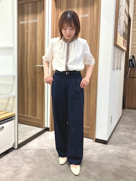 「ブリックハウス」｜BRICK HOUSE by Tokyo Shirts 錦糸町アルカキット店さん（レディース・157cm）の春コーディネート