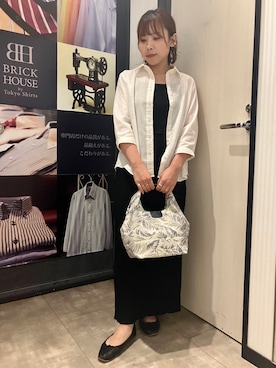 「BRICK HOUSE by TOKYO SHIRT」｜BRICK HOUSE by Tokyo Shirts 錦糸町アルカキット店さん（レディース・157cm）の夏コーディネート