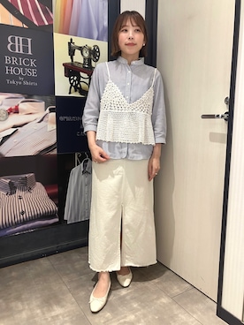 「ブリックハウス」｜BRICK HOUSE by Tokyo Shirts 錦糸町アルカキット店さん（レディース・157cm）の夏コーディネート