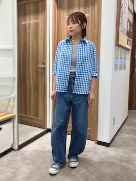 「BRICK HOUSE by TOKYO SHIRT」｜BRICK HOUSE by Tokyo Shirts 錦糸町アルカキット店さん（レディース・157cm）の夏コーディネート