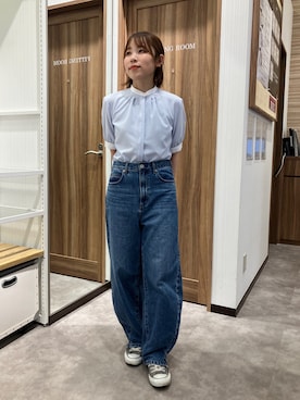 「BRICK HOUSE by TOKYO SHIRT」｜BRICK HOUSE by Tokyo Shirts 錦糸町アルカキット店さん（レディース・157cm）の夏コーディネート