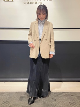 「ブリックハウス」｜BRICK HOUSE by Tokyo Shirts 錦糸町アルカキット店さん（レディース・157cm）の冬コーディネート