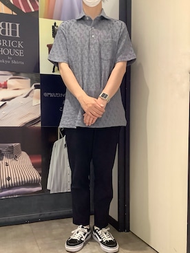 「BRICK HOUSE by TOKYO SHIRT」｜BRICK HOUSE by Tokyo Shirts 錦糸町アルカキット店さん（メンズ・168cm）の夏コーディネート