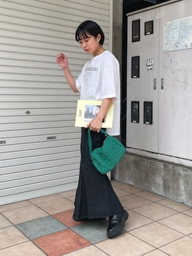 「ごきげんウィーク」｜「アイテム（ブーツ）」を使った、LEIさん（レディース・156cm）の春コーディネート