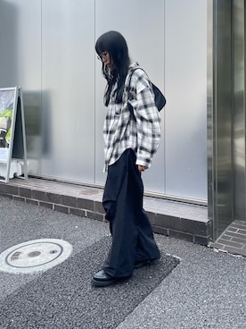 「ナイロンパンツ」｜LEIさん（レディース・156cm・20代）の夏コーディネート