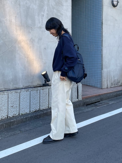 【リバイバル/LEI企画/WEB限定】裏毛袖刺繍プルオーバー