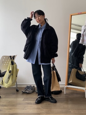 「アイテム（ハンドバッグ）」を使った、LEIさん（レディース・156cm・20代）の秋コーディネート