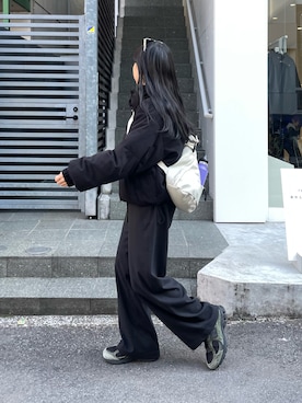 「冬の注目アウター」｜LEIさん（レディース・156cm）の秋コーディネート