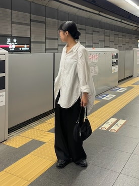 「アイテム（バッグ）」を使った、LEIさん（レディース・156cm・20代）の夏コーディネート