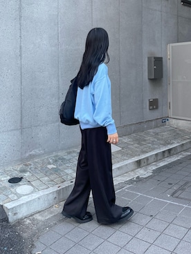「アイテム（ボディバッグ/ウエストポーチ）」を使った、LEIさん（レディース・156cm）の秋コーディネート