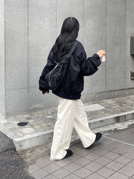 「アイテム（ボディバッグ/ウエストポーチ）」を使った、LEIさん（レディース・156cm）の夏コーディネート