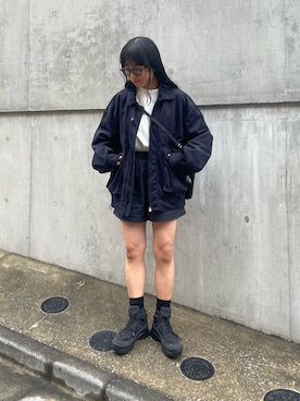 「COLONY 2139（コロニートゥーワンスリーナイン）のアイテム（Tシャツ/カットソー）」を使った、LEIさん（レディース・156cm）の秋コーディネート