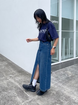 「アイテム（スカート）」を使った、LEIさん（レディース・156cm・20代）の夏コーディネート