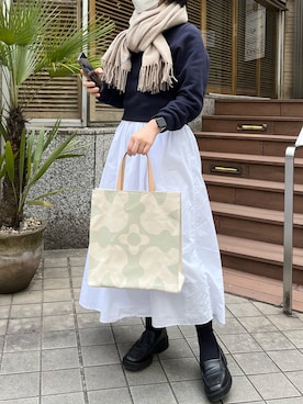 「Acne Studios（アクネストゥディオズ）のアイテム」を使った、YUKAさん（レディース・160cm）の冬コーディネート