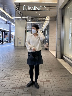 「gemeil（ジェムイル）のアイテム」を使った、YUKAさん（レディース・160cm）の春コーディネート