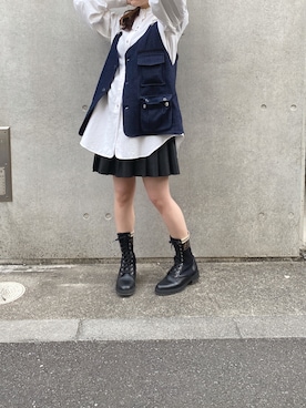 「idem（イデム）のアイテム」を使った、りつさん（レディース・148cm）の冬コーディネート