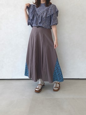 「idem（イデム）のアイテム」を使った、りつさん（レディース・148cm）の夏コーディネート