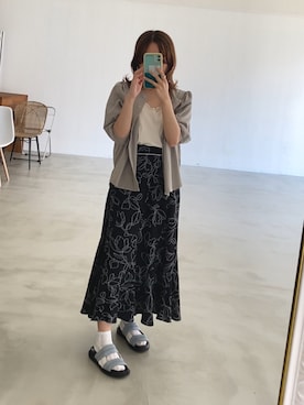 「idem（イデム）のアイテム」を使った、りつさん（レディース・148cm）の夏コーディネート