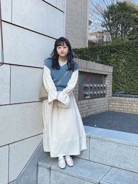 「idem（イデム）のアイテム」を使った、りつさん（レディース・148cm）の冬コーディネート