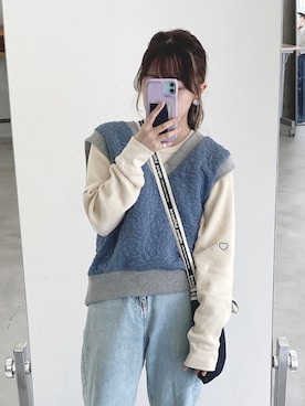 「idem（イデム）のアイテム」を使った、りつさん（レディース・148cm）の春コーディネート