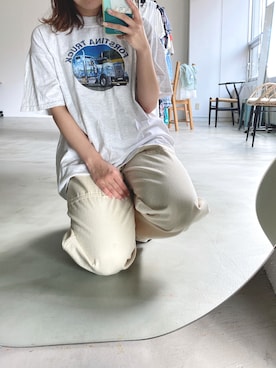 「idem（イデム）のアイテム」を使った、りつさん（レディース・148cm）の夏コーディネート