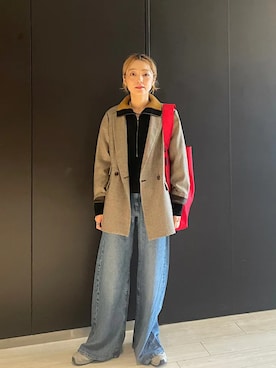 「SHIPS（シップス）のアイテム」を使った、阿部さん（レディース・165cm）の秋コーディネート