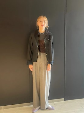 阿部さん（レディース・165cm）の秋コーディネート