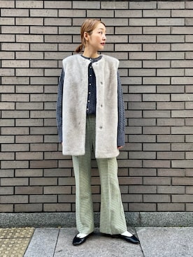 阿部さん(レディース・165cm)の冬コーディネート