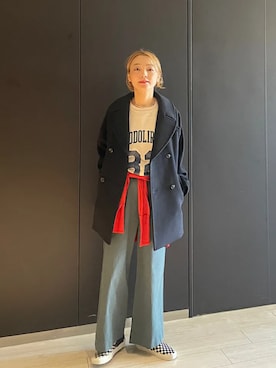 「TICCA(ティッカ)のアイテム」を使った、阿部さん(レディース・165cm)の秋コーディネート