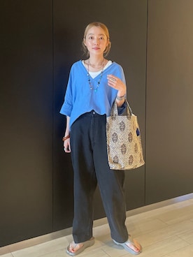 阿部さん(レディース・165cm)の夏コーディネート