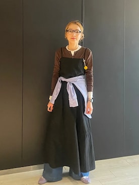 「SHIPS（シップス）のアイテム」を使った、阿部さん（レディース・165cm）の春コーディネート