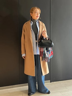 「SHIPS」｜阿部さん（レディース・165cm）の秋コーディネート