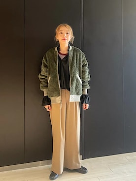 阿部さん(レディース・165cm)の秋コーディネート