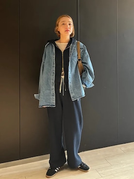 「SHIPS（シップス）のアイテム（トップス）」を使った、阿部さん（レディース・165cm）の冬コーディネート