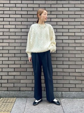 阿部さん（レディース・165cm）の冬コーディネート
