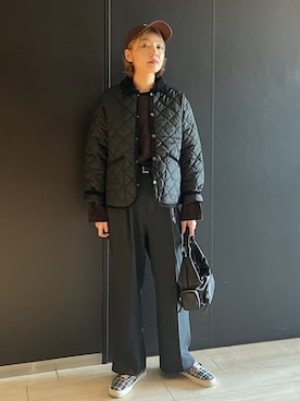 「SHIPS（シップス）のアイテム」を使った、阿部さん（レディース・165cm）の秋コーディネート