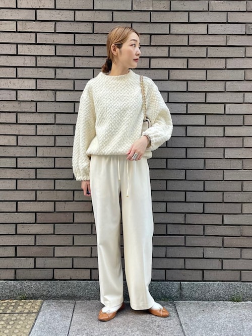 【シップス　ウィメン】【SHIPS別注】assiette:ボトルネック プルオーバー セール】【SHIPS別注】assiette:ボトルネック プルオーバー（T